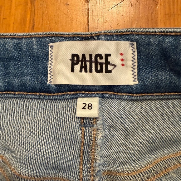 PAIGE Anessa Wide Leg Jeans 27” Inseam - Picture 5 of 8